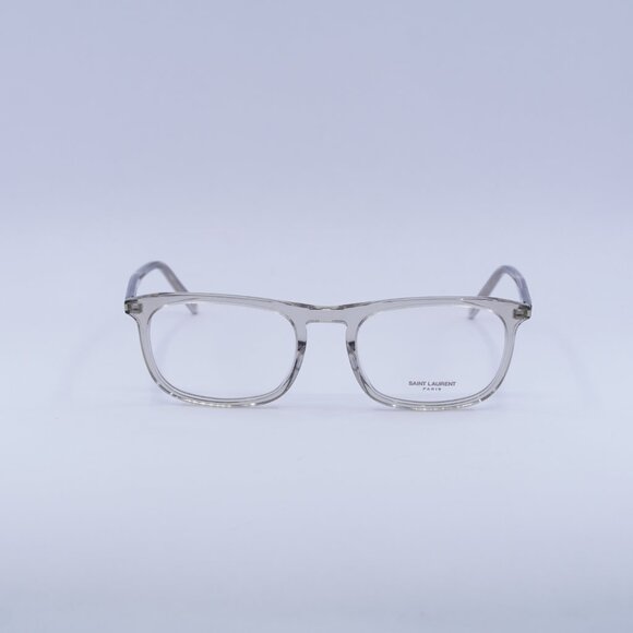 Saint Laurent SL670 003 Eyeglasses Transparent Beige 54mm Square Frame - Picture 4 of 12